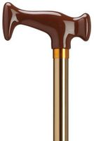 Unisex Cane Consort "J" Type Handle-Bronze Alum Shaft-9-0520-03