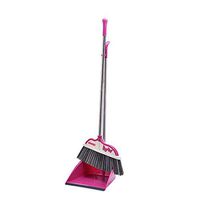HEHUIHUI- Upright long handle and brush cleaning kit, long handle broom set HHH (Color : Purple)