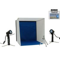 Portable Lighting Studio Ideal For Jewlery, Electronics, Collectables And More For The Fuji Finepix HS10, S2600 HD, S2500 HD (S2500HD), S1800, S1600, AX200, AV100 Digital Camera