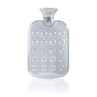 Fashy Transparent Clear Hot Water Bottle Cushioned 1.2 Litre