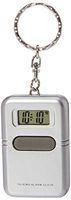 Talking Clock Keychain Silver
