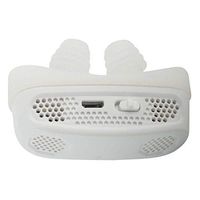 Yoperd Snore Stopper Electric Silicone Anti-snoring Nose Breathing USB Charging Sleep Mini snoring Device to Reduce snoring (White)