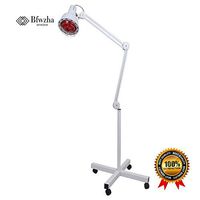 Infrared Lamp Red Heat Light for Massage Skin Care Muscle Body Therapy Pain Relief 275W Floor Stand Universal Wheels Adjustable Heat with Stand and Flexible Arm