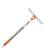 Rubber Squeegee, Stainless Telescopic Shaft Hangable Squeegees, Household Glass Cleaner, Can Also Be Used Windows, Bathroom, Floor, Shower, Wall and Kitchen 50cm