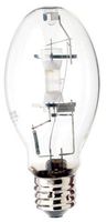 Satco S5878 4200K 400-Watt Clear Pulse Start Universal Mount Mogul Base ED28 Metal Halide Lamp