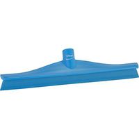 Vikan 71403 Rubber Polypropylene Frame Single Blade Squeegee, 16", Blue