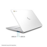 Newest HP 14-inch Chromebook HD SVA (1366 x 768) Display, Intel Dual Core Celeron N2840 2.16GHz, 4GB DD3L RAM, 16GB eMMc Hard Drive, Bluetooth, HDMI, Stereo Speakers, HD Webcam, Google Chrome OS