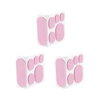 Exceart 3 Sheets Moleskin Tape Flannel Adhesive Pads Heel Stickers Blister Prevention Pads Anti-wear Heel Pads for Feet Fabric Padding