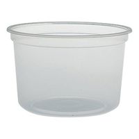 SafePro 16HDB, 16 Oz Clear Plastic Soup/Food Containers with Lids, Translucent to-Go Lunch, Food Storage, Take-Out Containers, Plastic Deli Containers with Covers, Case of 50