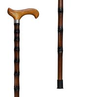 Derby Style Walking Cane Curved Handle - Walking Aid for Men and Women