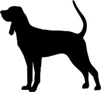 Coonhound Dog Car Window Wall Macbook Notebook Laptop Sticker Decal