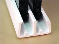 BECKSON MARINE Channel Mate White Double 3/16" x 8 feet