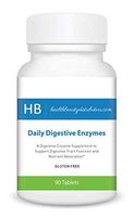 Daily Digestive Enzymes, Supplement for Digestive Support, Gluten Free, 90 Count, 1000mg Tablets