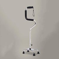 Cheng-Canes Old Man's Cane Four-Legged Non-Slip Aluminum Alloy Can Be Adjusted by 8 Heights Cane (78-95.5cm Adjustable) (Color : B)