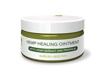 Premium Hemp Healing Skin Ointment | Natural Propolis Extract, Virgin Olive Oil, Lavender | Rejuvenates Irritated Skin from Psoriasis & Eczema, Reduces Signs of Aging, Stretch Marks, Scars 3.4 Oz