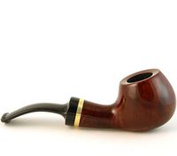Mr. Brog Full Bent Tobacco Pipe - Model No: 131 Grecce Pecan - Mediterranean Briar Wood - Hand Made