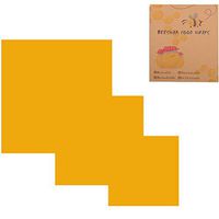 lllteri Beeswax Food Wrap Bee's Wrap No Synthetic Wax Chemicals, Reusable Sustainable Plastic Free Food Storage Eco Friendly