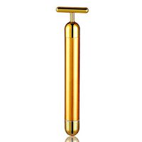 Gf 3D Face Massager,24k Color Gold Electric Beauty bar face-Lift Artifact Lifting Firming Beauty Instrument V face Massager