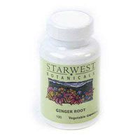 Ginger Root - Starwest, 100 Vegetable Capsules, Sw498430-06
