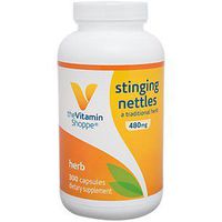 The Vitamin Shoppe Stinging Nettles 480MG (Urtica Dioica Leaf), A Traditional Herb, Seasonal Support (300 Capsules)