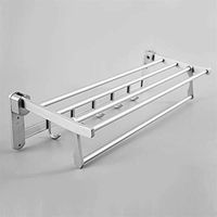 Towel Rack Bathroom Rack Wall-mounted Bathroom Aluminum Towel Rack