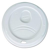 Dixie 20 and 24 oz. Dome Hot Coffee Cup Lid by GP PRO (Georgia-Pacific), White,  D9550, 1,000 Count (100 Lids Per Sleeve, 10 Sleeves Per Case) (Renewed)