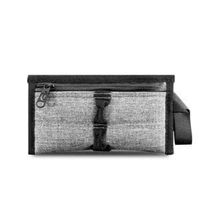 Skunk Zip Pouch with Loops (Grey)