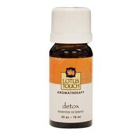 Detox Essential Oil Blend by Lotus Touch, 10 ml Bottle - 100% Pure Therapeutic Grade Single-Note Essential Oil for Aromatherapy - Detoxifying & Cleansing Properties - No additives or Impurities