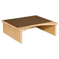 Wood Designs 990341BN Potty Helper with Brown Tread, Natural