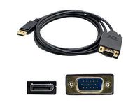Addon DISPORT2VGAMM3B 3ft DisplayPort to VGA Adapter Cable - DisplayPort cable - HD-15 (M) to DisplayPort (M) - 3.3 ft - active - black