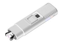 Bell+Howell TACLIGHTER White, USB-Rechargeable, Butane-Free Flameless Wind-Proof Plasma Lighter As Seen On TV