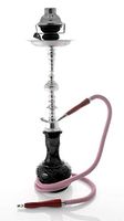 new 1 hose 22" Black Hookah shisha nargila bar narguile nargile glass Vase cheap