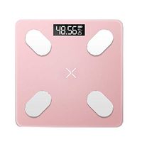 Smart Bluetooth Body Fat Scale, 59 Items of All-Round Measurement, Moisture, Muscle, Weight, High Precision Charging Version