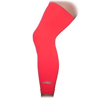 COOLOMG 1PCS Adult Child Sport Football Basketball Cycling Strech Leg Knee Long Sleeve Red XL