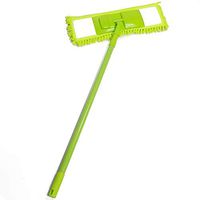 Detachable Soft Mop Cleaner Adjustable Mop Rod Kitchen Bathroom Super Absorbent Microfiber Cleaning Mop,Green