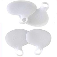 Breathable Foot Cushions Ball of Foot Cushions Pain Relief Cushions Breathable Soft Gel Forefoot Metatarsal Pads Toe Separators for Women Men Orthotic Overlapping Toes Bunion Pain Relief 2 (pear)