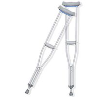 Crutches, Aluminum Alloy Non-Slip Cane Height Adjustable, Suitable for Patients with Poor Balance and Poor Muscle Strength of Lower Limbs,Medium