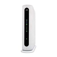 Motorola 8x4 Cable Modem + Wi-Fi N300 GigE Router, WHITE Model MG7310, 343Mbps DOCSIS 3.0, Certified by Comcast, Charter Spectrum, Time Warner, Cox, BrightHouse, More