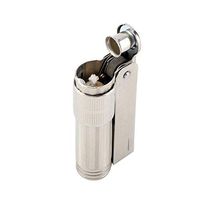 No Fuel Lighter Vintage Old Fashioned Cigarette Cigar Lighter Stainless Steel Oil Lighter Portable Oil Firelighters for Gentlemen