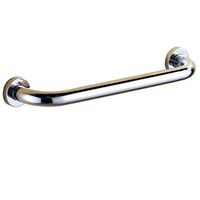 QXINGIA Toilet Safety Handrail Barrier Free Copper Non Slip Bathroom Wall-Mounted Bathtub Armrest,Chrome,60Cm