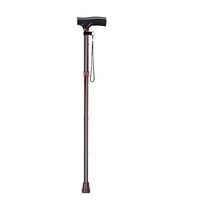 Qi Peng Crutches - Elderly Foldable Portable Non-Slip Aluminum Walker Telescopic Crutch Stick Crutch