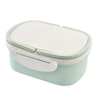 GoodKE Portable 950ml Two Layers Square Shape Outdoor Lunch Box Food Storage Box Bowls