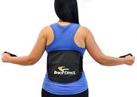 Brace Direct Adjustable Lumbar Lower Back Support Brace - Herniated or Bulging Disc, Sciatica, Scoliosis, DDD - Men and Women