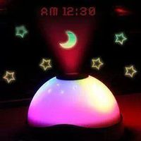 Brand New Generic Glowing LED Color Mood Changing Digital Alarm Clock High Quality Practical