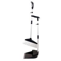 WDX- Broom combination household living room sweeping floor cleaning kitchen cleaning tools broom 簸箕 set combination thickening broom soft hair non-stick hair artifact Household (Color : A)