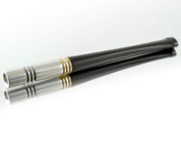 3.5''/90mm New short silver men's cigarette holder, fits slim cigarette