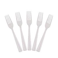 Clear Plastic Forks 50 Count Party Catering Picnic Disposable New