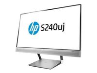 HP EliteDisplay 23.8-Inch Screen LED-Lit Monitor Silver (T7B66A8#ABA)