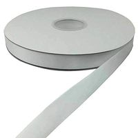 100 Yards 5/8 inch Wide Solid Satin Ribbon Roll, Gift Wrapping Hair Bows Party Wedding Supply (White)