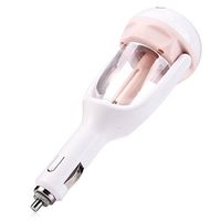 Doshop Car Air Humidifier, Mini Portable Travel Cool Mist Car Air Humidifier and Aromatherapy Essential Oil Diffuser (Pink)